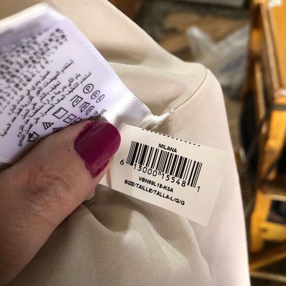 BCBGMAXAZRIA Milana Embroidered Wool Blend Mini Dress - L - Picture 14 of 15